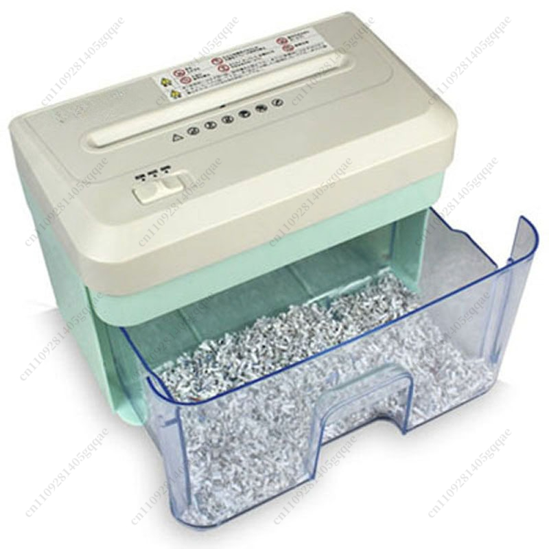 Home Office Paper Shredder - เครื่องทำลายเอกสารไฟฟ้าแบบตั้งโต๊ะ - ระบบตัดแบบไขว้ สำหรับใช้ในสำนักงานและที่บ้าน ทำลายเอกสารในลิ้นชัก
