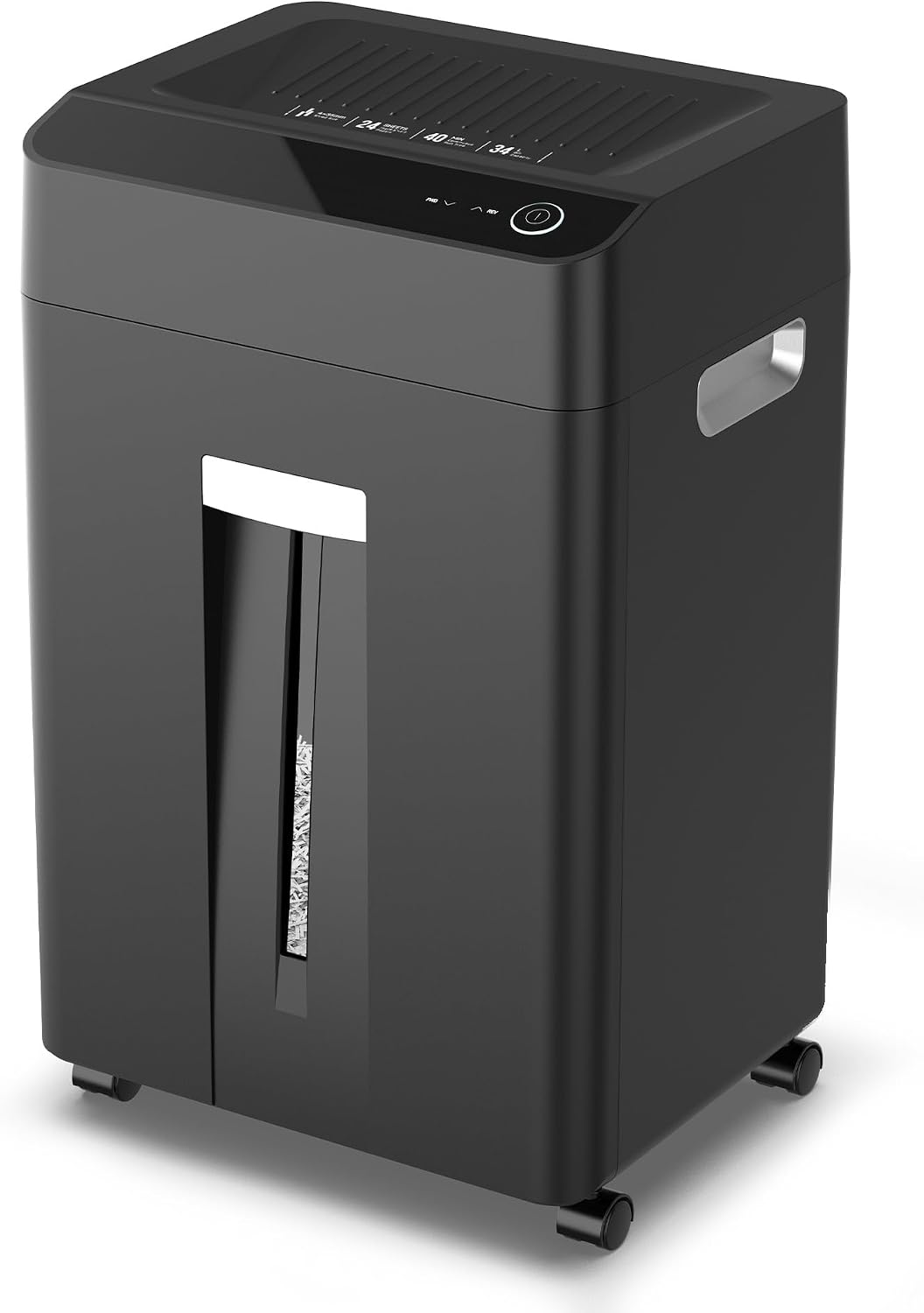 Home Office Paper Shredder - เครื่องทำลายเอกสารแบบตัดขวาง 24 แผ่น ความจุ 9 แกลลอน