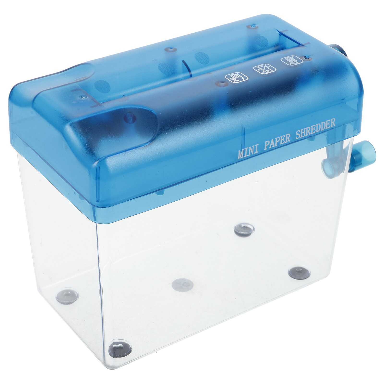 Home Office Paper Shredder - เครื่องทำลายเอกสารแบบมือถือขนาดเล็ก 1 ชิ้น เครื่องตัดกระดาษเอกสารสำหรับสำนักงานและบ้าน เครื่องทำลายเอกสารแบบพกพา เครื่องมือตัดกระดาษเป็นเส้น