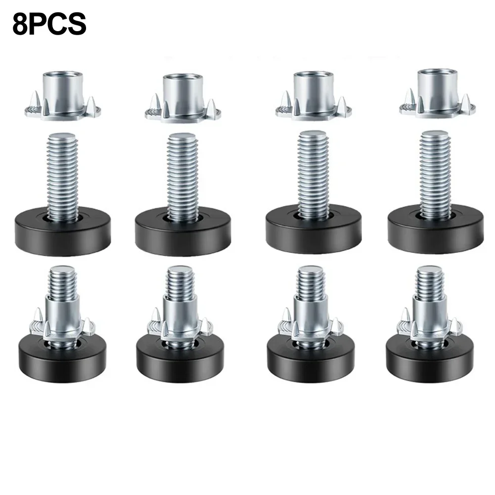 Home Office With Sofa - 8PCS ปรับเฟอร์นิเจอร์ Leveling ฟุตฐานเฟอร์นิเจอร์โฮมออฟฟิศ Glide Leveler