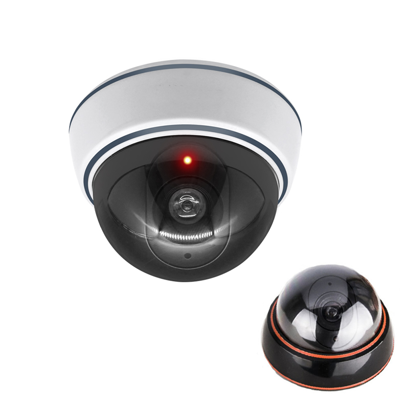 Home Office Simulator - สร้างสรรค์สีดำ/สีขาวปลอมกล้องโดมจำลองแฟลช Led Dummy กล้องวงจรปิดกล้องวงจรปิดสำนักงานบ้านเสริมความปลอดภัยระบบ