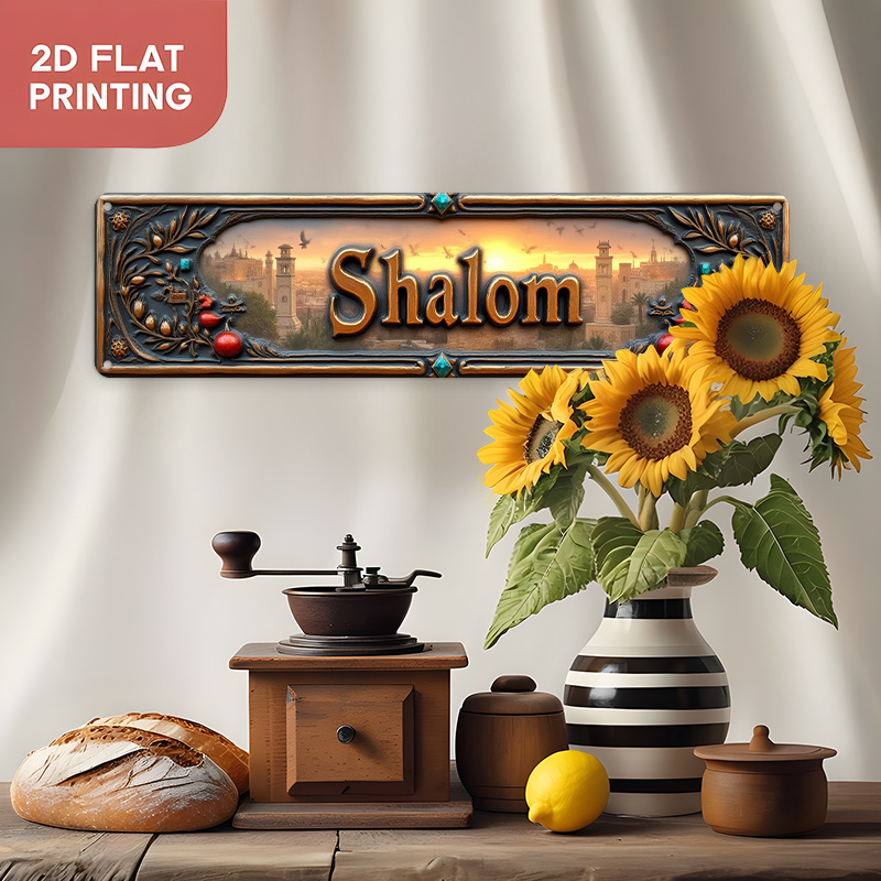 CIFBUY ป้ายโลหะกันน้ำลายศิลปะว - Home Office Decor บทวิจารณ์และราคา