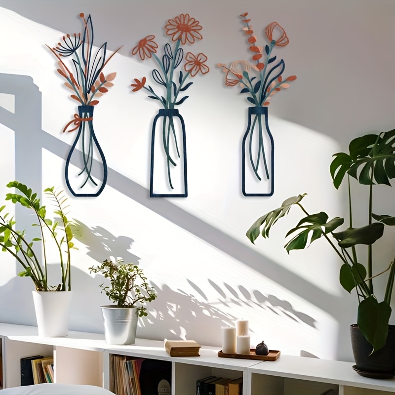 ประติมากรรมติดผนังลายดอกไม้ขนา - Home Office Interior Design บทวิจารณ์และราคา