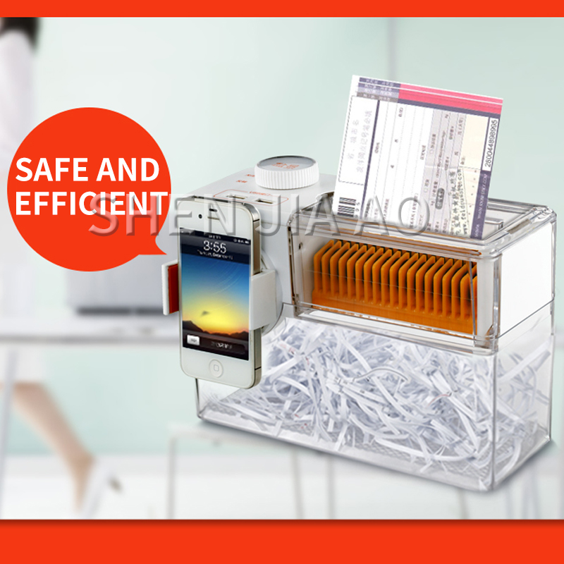 T100 usb shredder แบบพกพาไฟฟ้า - Home Office Paper Shredder บทวิจารณ์และราคา