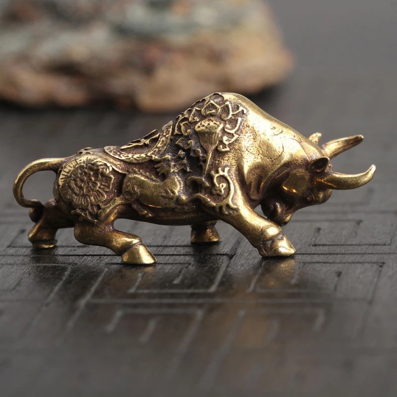 ทองเหลือง Lucky Bullfighting ร - Home Office Freelancer บทวิจารณ์และราคา