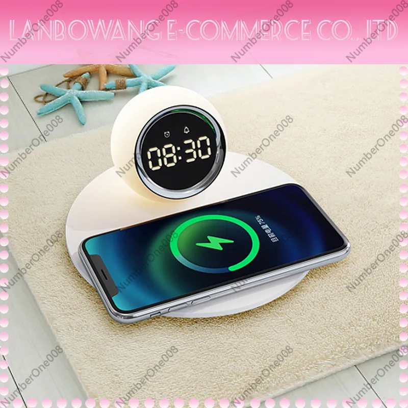 ไฟกลางคืนแบบชาร์จไร้สาย, นาฬิก - Desk Charging Station บทวิจารณ์และราคา