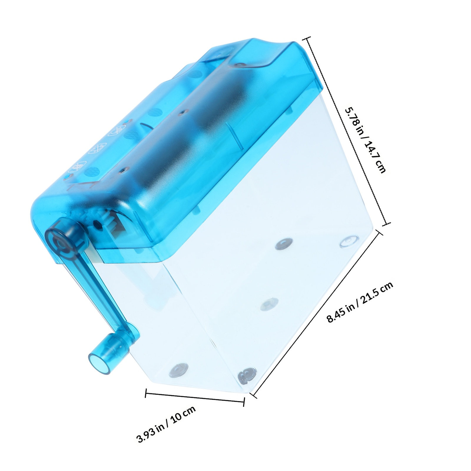 เครื่องทำลายเอกสารแบบมือหมุนขน - Home Office Paper Shredder บทวิจารณ์และราคา
