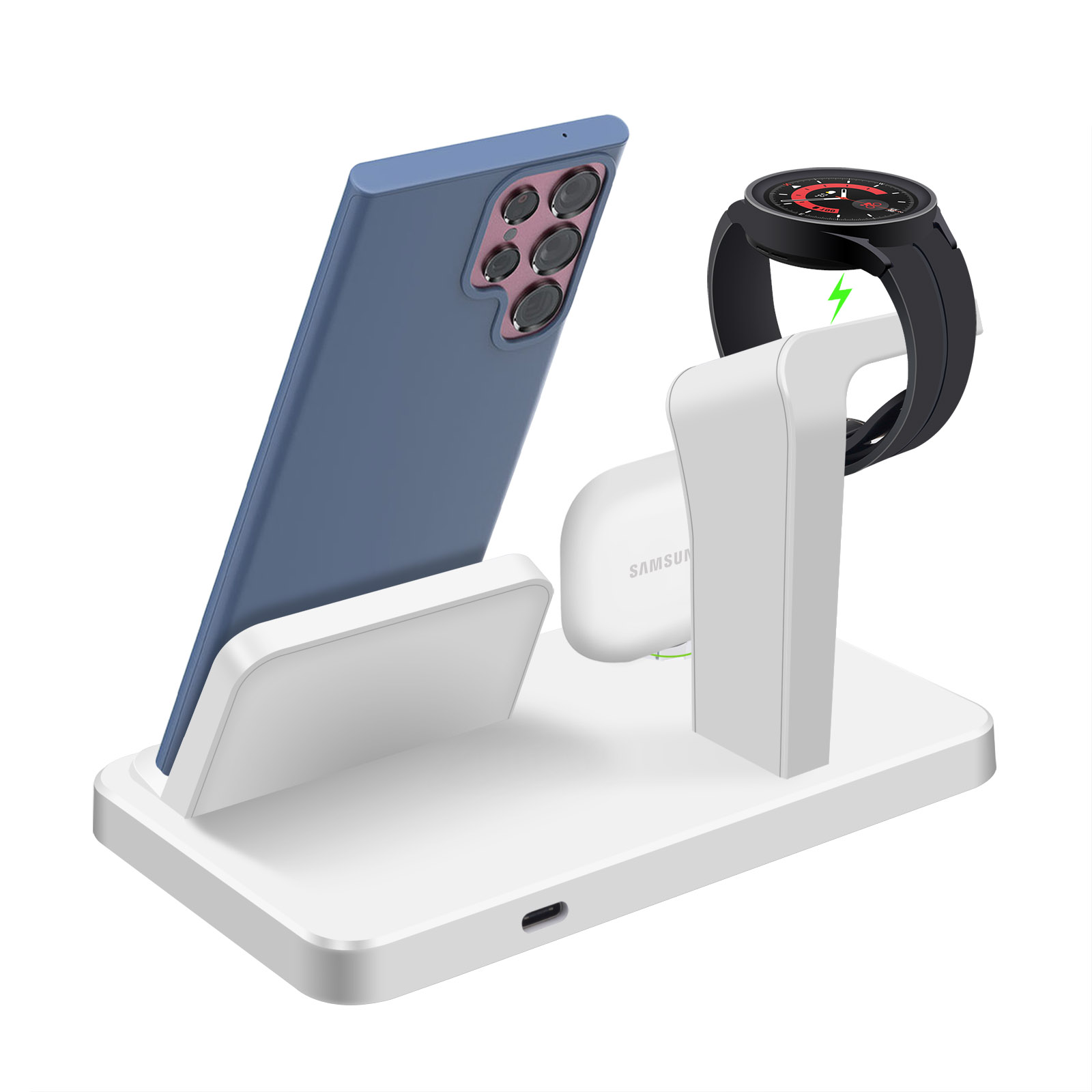 แท่นชาร์จไร้สายแบบ 3 in 1 พร้อ - Desk Charging Station บทวิจารณ์และราคา