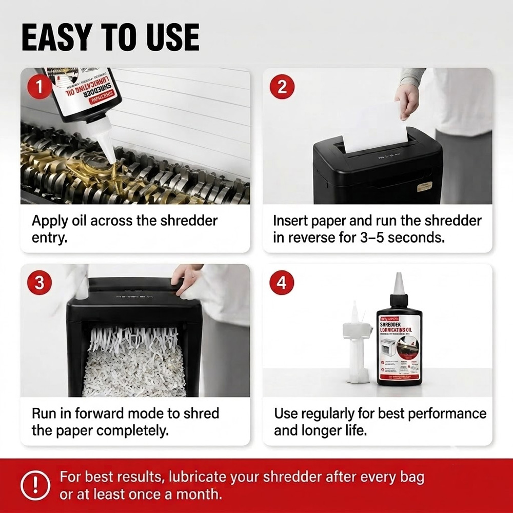 น้ำมันหล่อลื่นเครื่องทำลายเอกส - Home Office Paper Shredder บทวิจารณ์และราคา