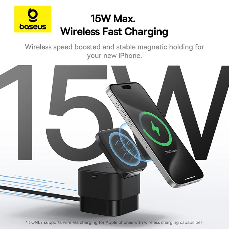 แท่นชาร์จไร้สายแม่เหล็ก Baseus - Desk Charging Station บทวิจารณ์และราคา