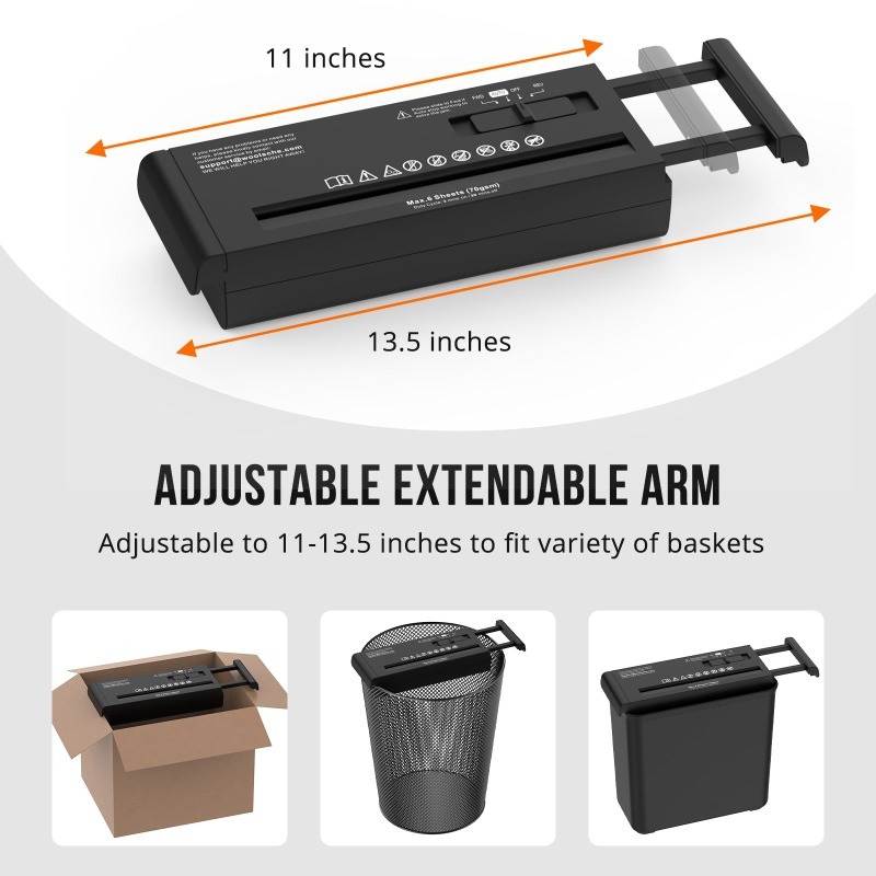 เครื่องทำลายเอกสารแบบใช้มือหมุ - Home Office Paper Shredder บทวิจารณ์และราคา