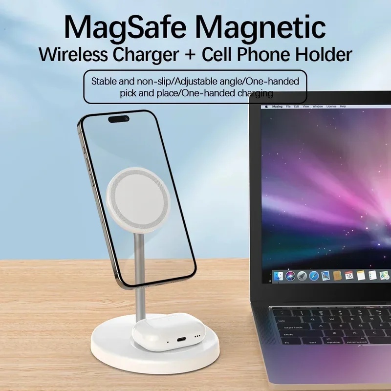 แท่นชาร์จไร้สายแม่เหล็กแบบตั้ง - Desk Charging Station บทวิจารณ์และราคา