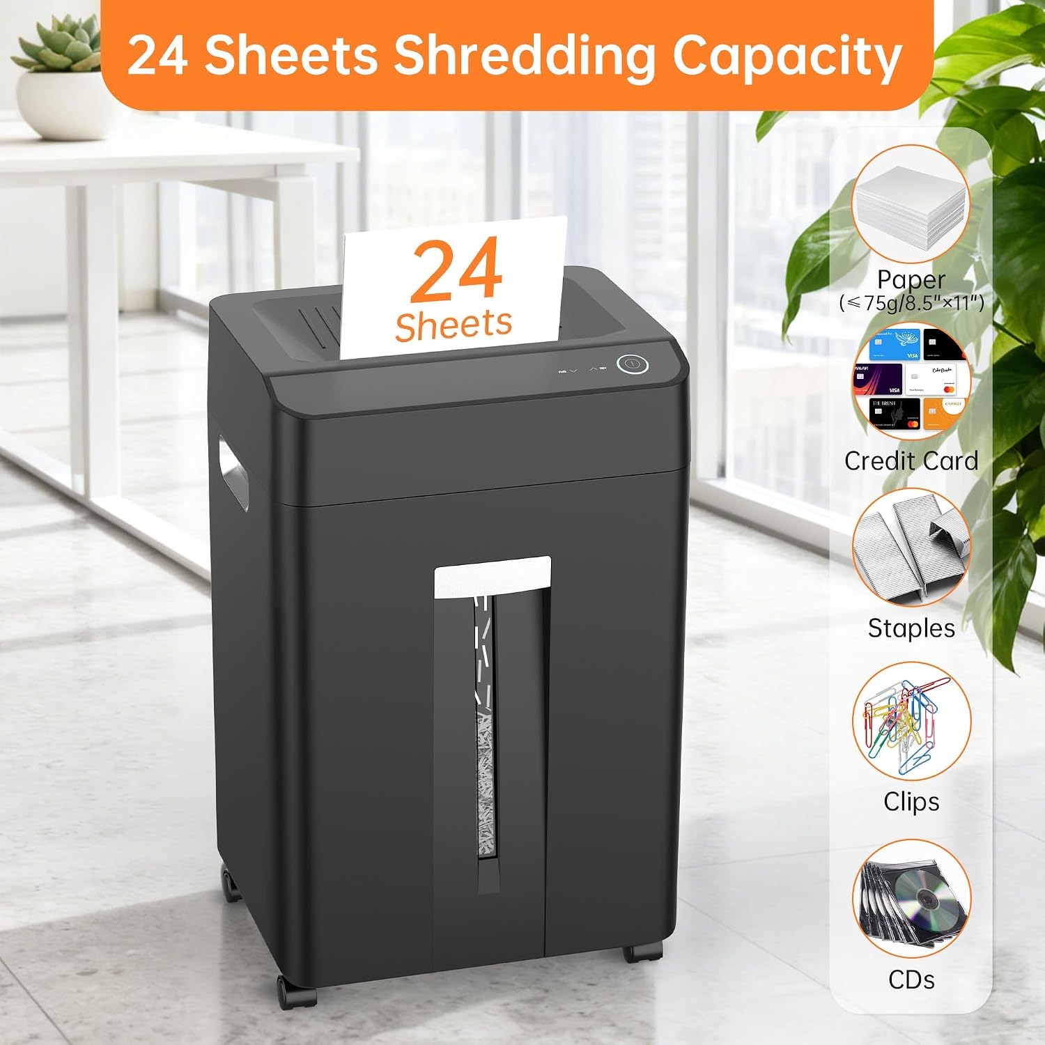 เครื่องทำลายเอกสารแบบตัดขวาง 2 - Home Office Paper Shredder บทวิจารณ์และราคา
