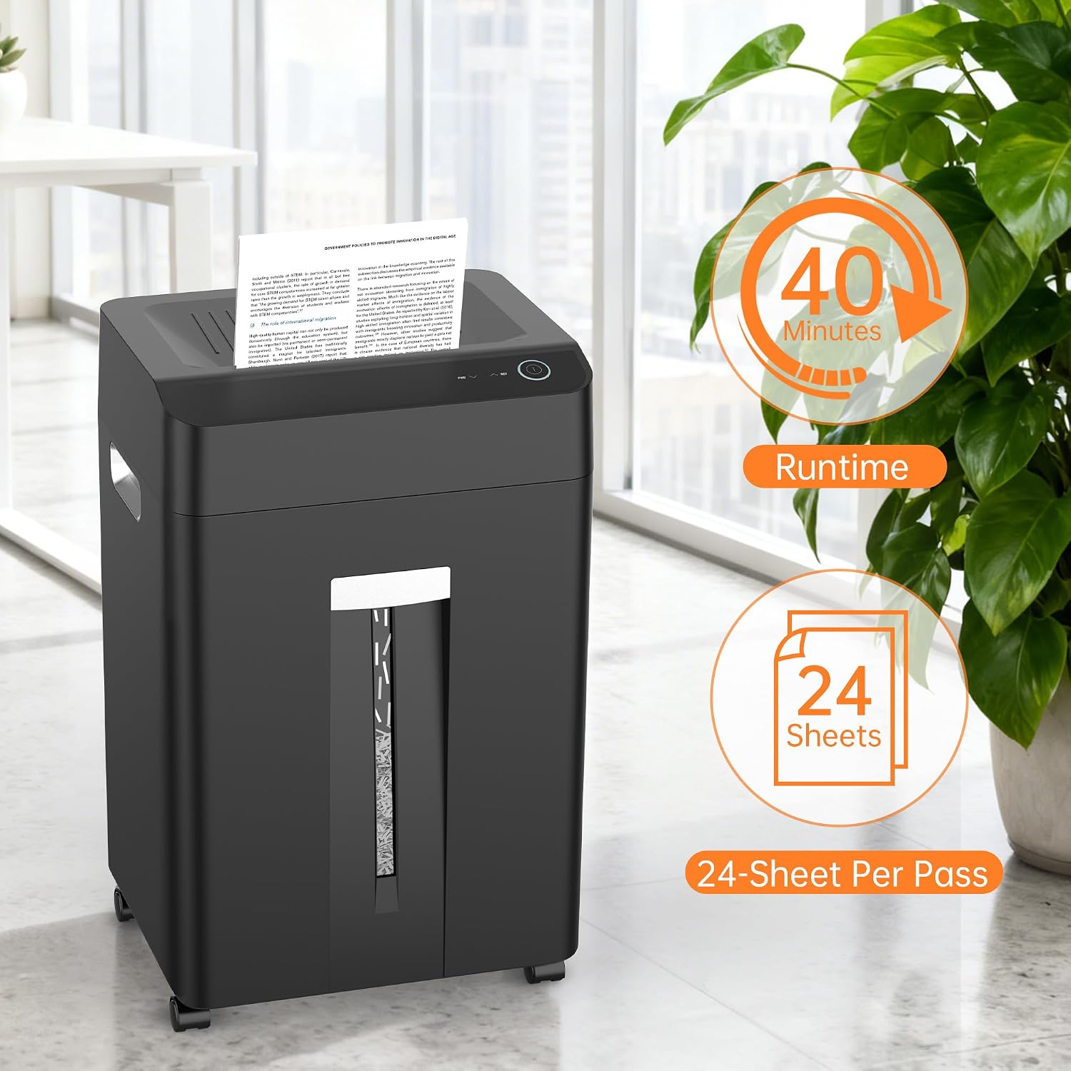 เครื่องทำลายเอกสารแบบตัดขวาง 2 - Home Office Paper Shredder บทวิจารณ์และราคา