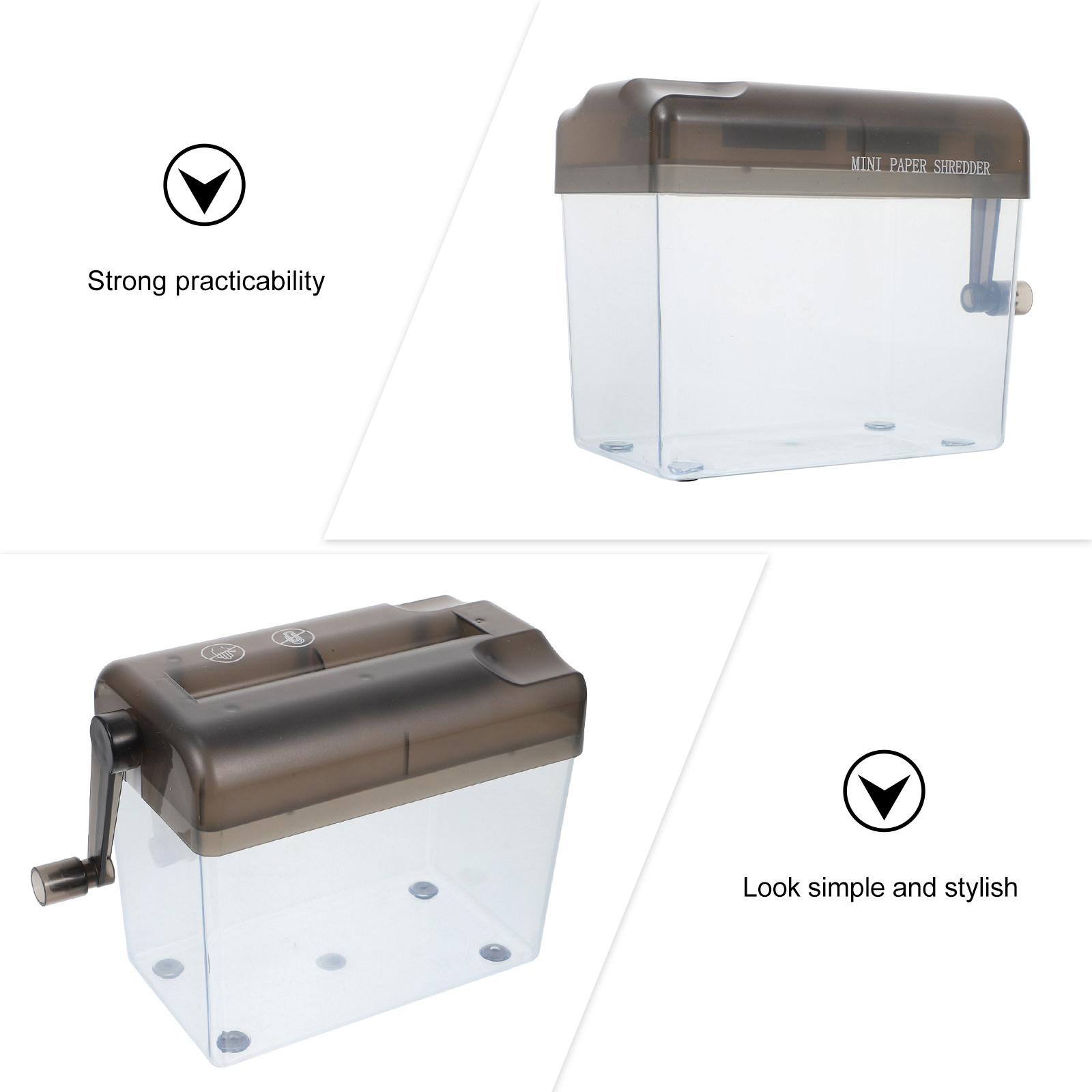 เครื่องทำลายเอกสารแบบมือถือขนา - Home Office Paper Shredder บทวิจารณ์และราคา