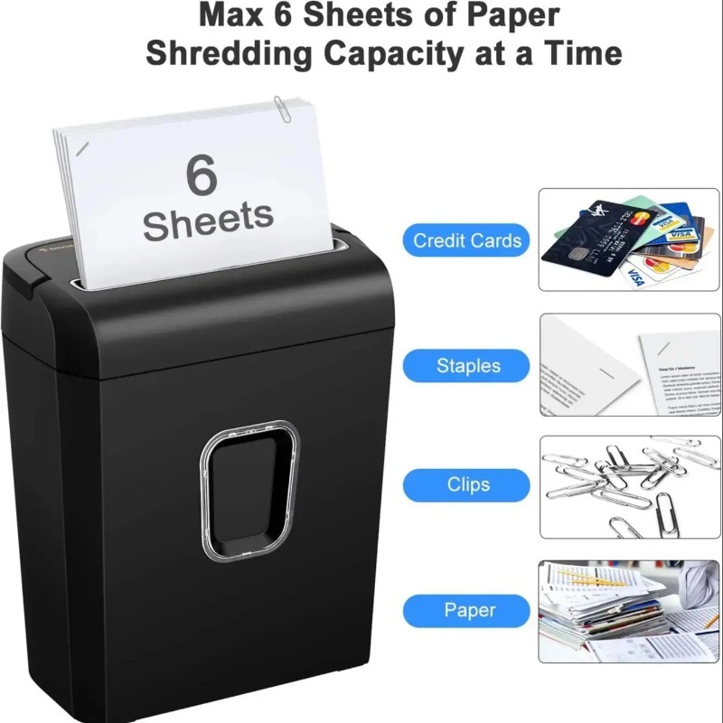 เครื่องทำลายเอกสาร Bonsaii แบบ - Home Office Paper Shredder บทวิจารณ์และราคา