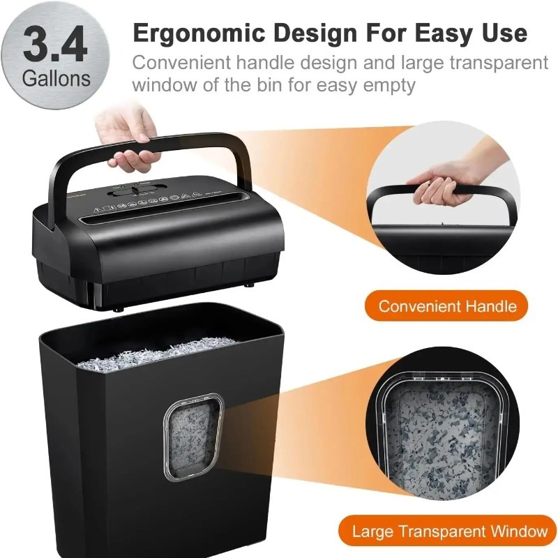 เครื่องทำลายเอกสาร Bonsaii แบบ - Home Office Paper Shredder บทวิจารณ์และราคา