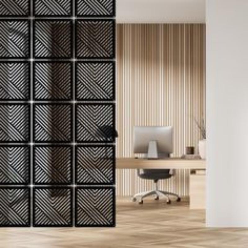 แผงฉากกั้นตกแต่งภายในแบบตัดด้ว - Home Office Interior Design บทวิจารณ์และราคา