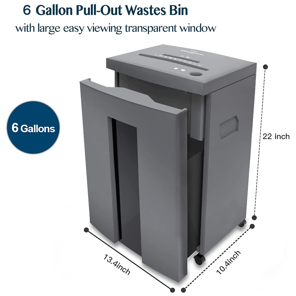 เครื่องทำลายเอกสารสำหรับสำนักง - Home Office Paper Shredder บทวิจารณ์และราคา