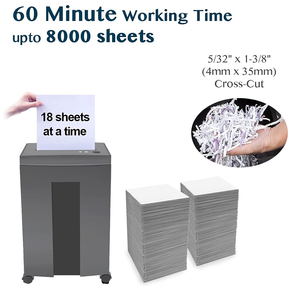 เครื่องทำลายเอกสารสำหรับสำนักง - Home Office Paper Shredder บทวิจารณ์และราคา
