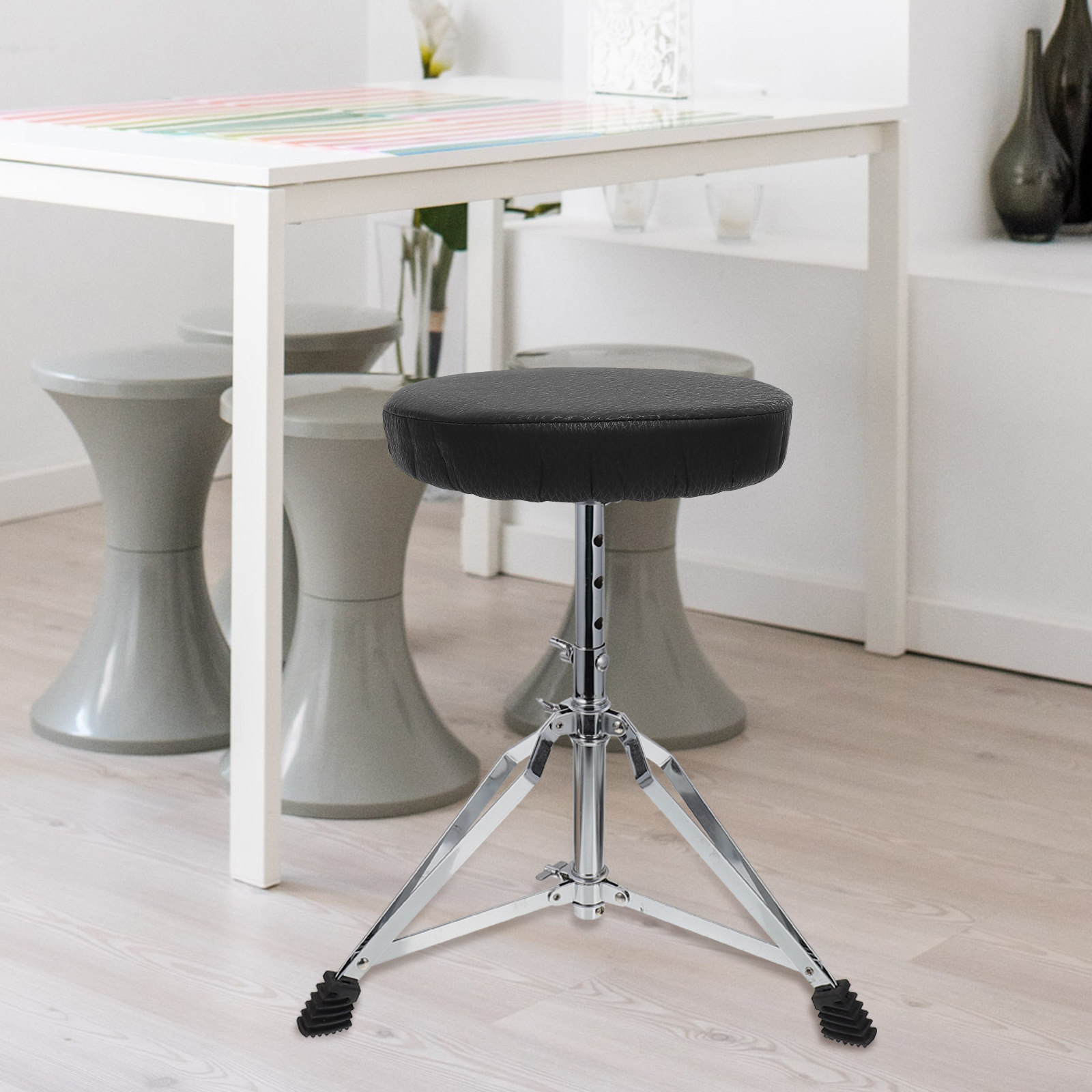 ปลอกเบาะเก้าอี้ทรงกลมสีดำ ทำจา - Home Office With Sofa บทวิจารณ์และราคา