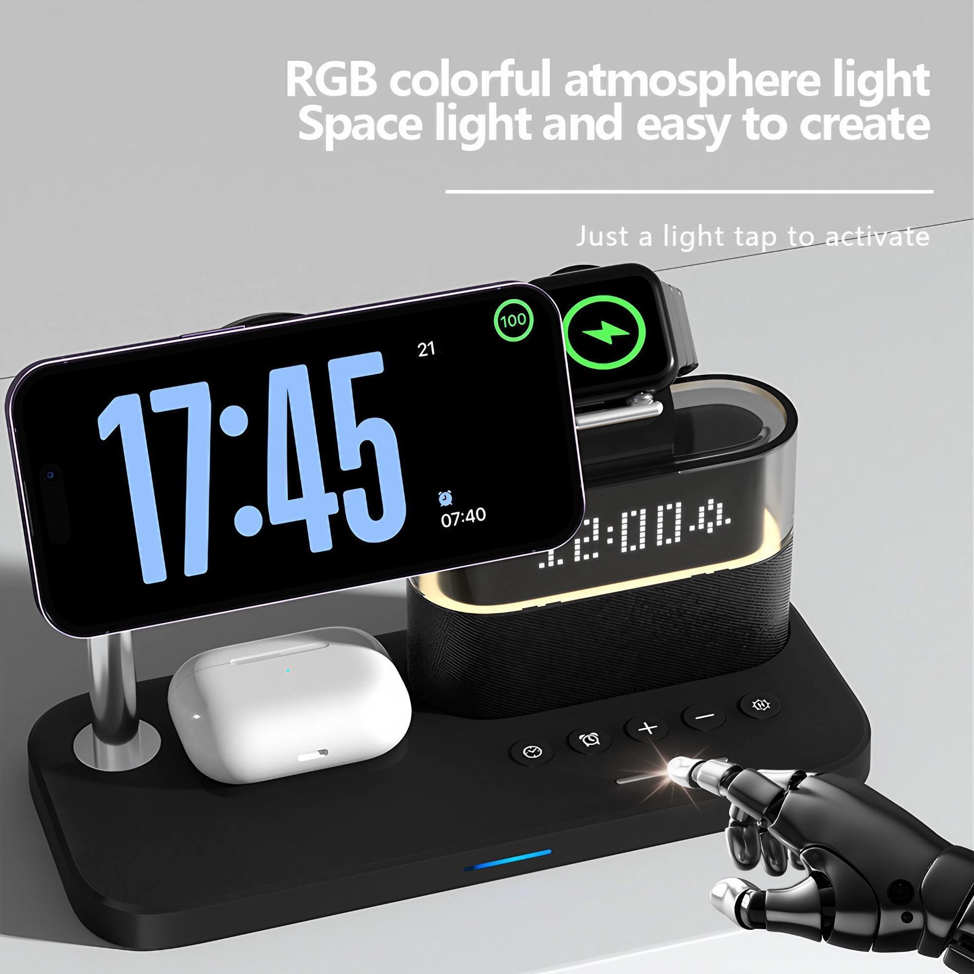 แท่นชาร์จไร้สายแบบแม่เหล็กสำหร - Desk Charging Station บทวิจารณ์และราคา