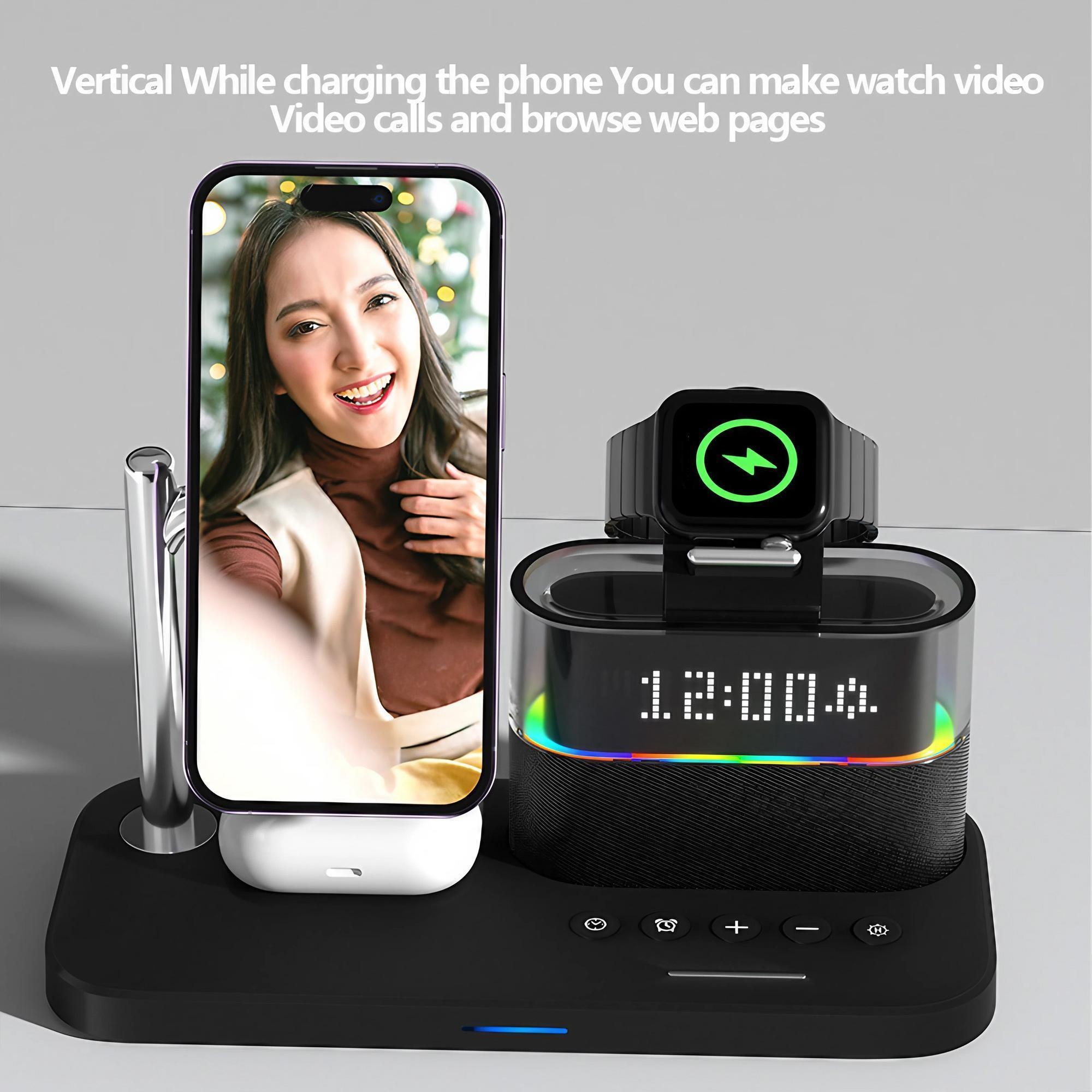 แท่นชาร์จไร้สายแบบแม่เหล็กสำหร - Desk Charging Station บทวิจารณ์และราคา
