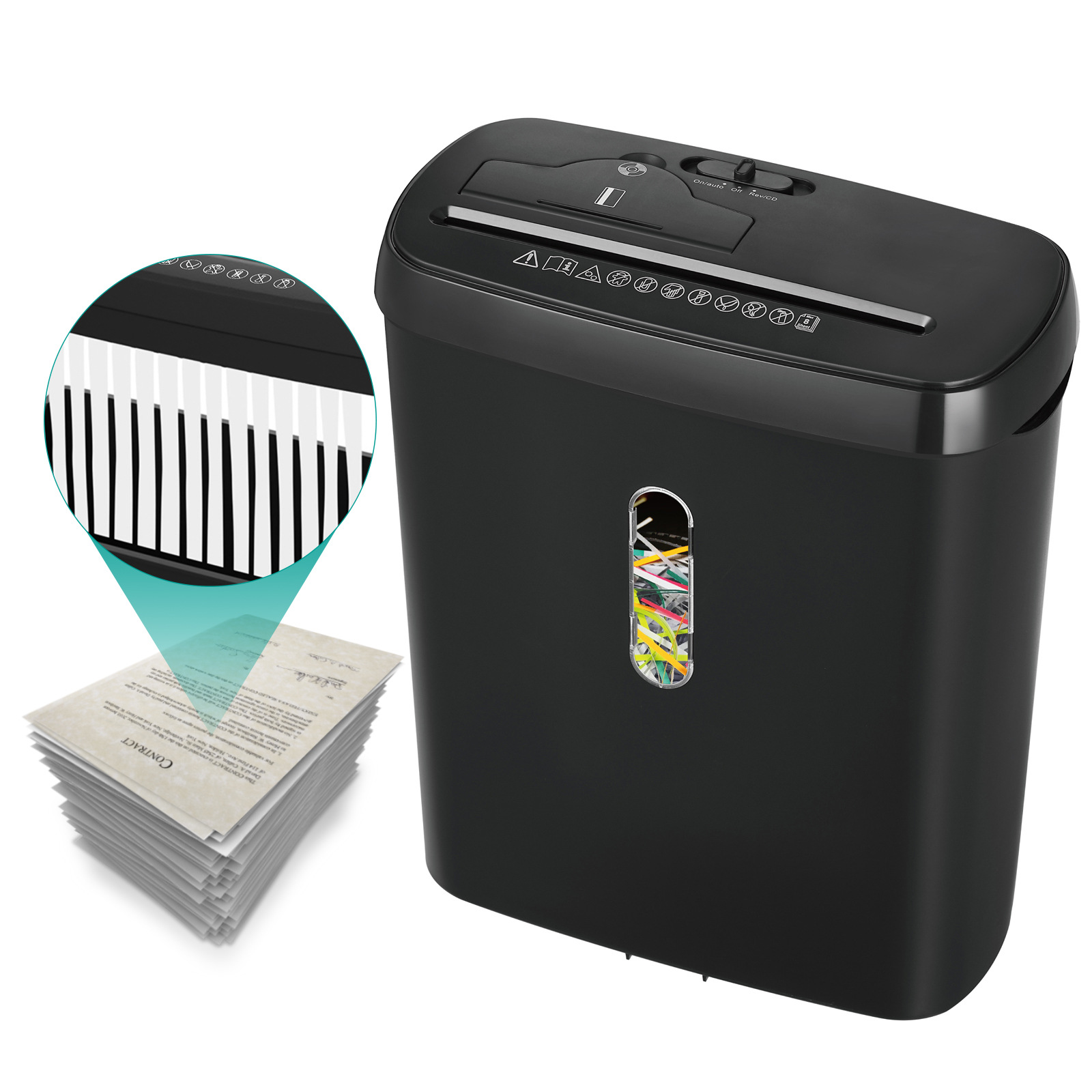เครื่องทำลายเอกสารสำหรับสำนักง - Home Office Paper Shredder บทวิจารณ์และราคา