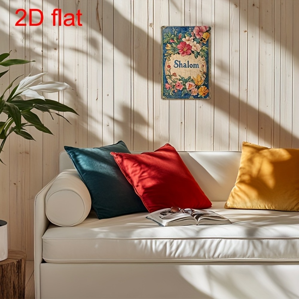 CIFBUY ป้ายโลหะอลูมิเนียมลายดอ - Home Office Decor บทวิจารณ์และราคา