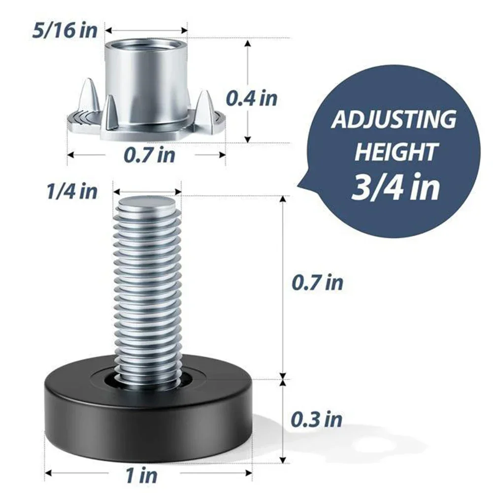 8PCS ปรับเฟอร์นิเจอร์ Leveling - Home Office With Sofa บทวิจารณ์และราคา